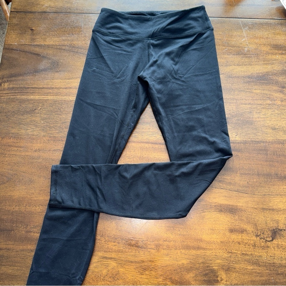 Kyodan Womens Black Athletic Leggings Size Small 28" Inseam High Rise Yoga Pants